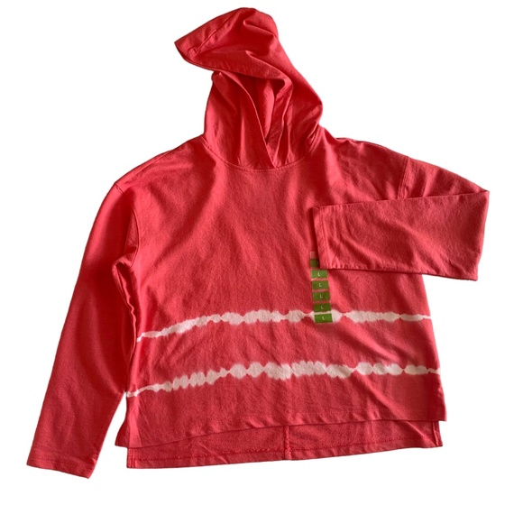 RBX Tops - RBX Pink Tie Dye Pullover Hoodie Sz L